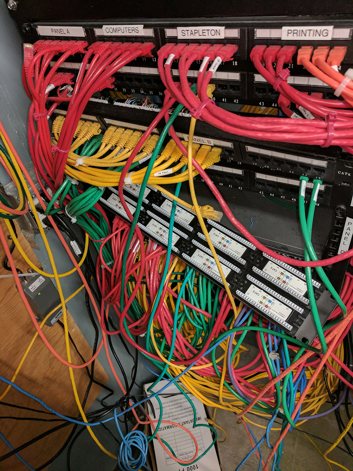 Wired Network Rack